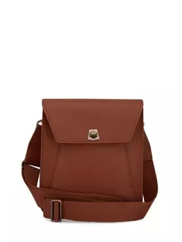 Akris сумка через плечо с поворотным замком, коричневый