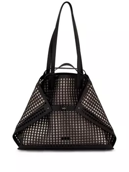 Akris сумка на плечо Ai с вырезами, черный