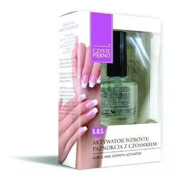 Активатор роста ногтей с чесноком S.O.S., 15 мл Estetica, Clean Beauty