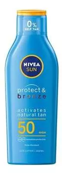 Активирующий бальзам SPF 50 Protect & Bronze 200мл Nivea SUN Tan