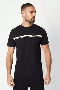 Активная футболка черная Debenhams, черный