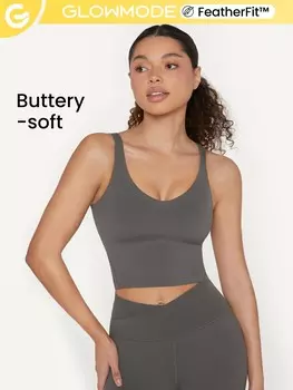 Активная майка Feather Fit Glowmode, темно-серый