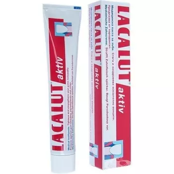 Активная медицинская зубная паста Stop Bleeding 75 мл Lacalut