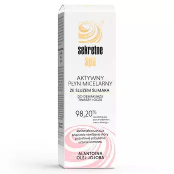 Активная мицеллярная жидкость с улиточной слизью, 200 мл Sekretnespa