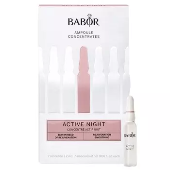 Активная ночная сыворотка для лица в ампулах для улучшения регенерации кожи, 7 x 2 мл – выпуск на рынок в 2022 г., Babor