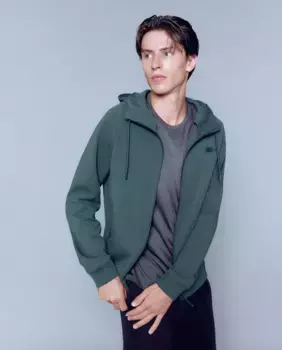 Активная открытая толстовка Sfera, зеленый