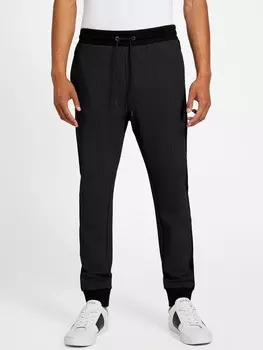 Активные джоггеры с логотипом Mateo Guess Factory, цвет Jet Black Multi