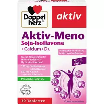 Активные изофлавоны сои Meno + кальций + D3 Doppelherz, 51,3 g