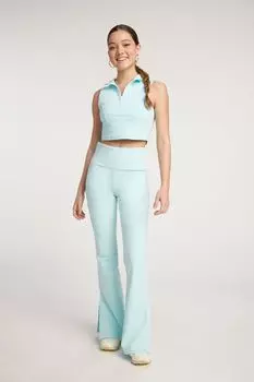 Активные расклешенные леггинсы Forever 21, синий
