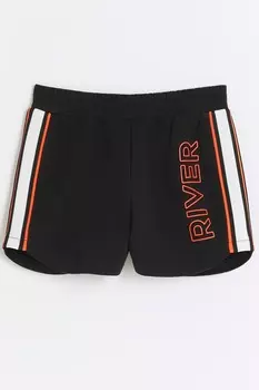 Активные шорты для девочек River Island, черный