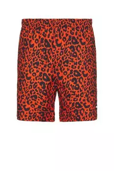 Активные шорты Leopard от Pleasures, red
