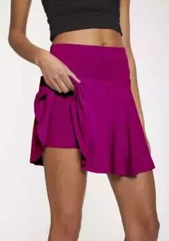 Активные шорты Vivance "круглая юбка" со встроенными шортами для фитнеса, спорта и отдыха Vivance Active, фуксия