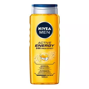 Активный энергетический гель для душа Nivea Men, 500 мл