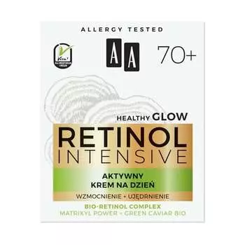Активный дневной крем укрепляющий+подтягивающий, 50 мл AA, Retinol Intensiv 70+
