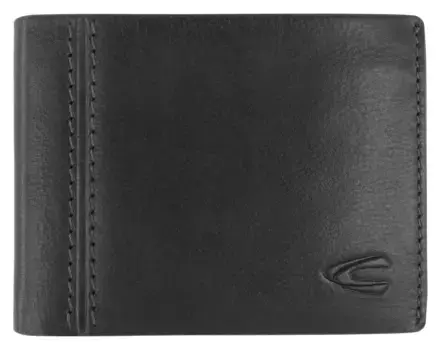 Активный кошелек Camel "Bilbao", изготовленный из мягкой высококачественной воловьей кожи с RFID-защитой Camel Active, черный