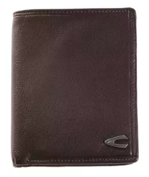 Активный кошелек Camel "Vegas" из высококачественной воловьей кожи с металлическим логотипом Camel Active, коричневый