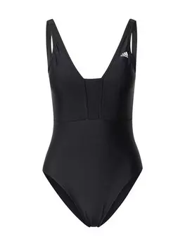 Активный купальник без косточек ADIDAS SPORTSWEAR Iconisea 3-Stripes, черный