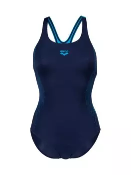 Активный купальник-бралетт Arena SWIM PRO BACK GRAPHIC, синий/неоново-синий