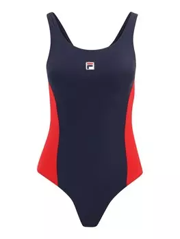 Активный купальник FILA SATURNIA, цвет Dark blue/Fire red