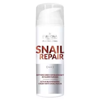 Активный омолаживающий крем со слизью улитки, 150 мл Farmona Professional, Snail Repair