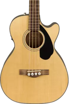 Акустическая электрическая бас-гитара Fender CB-60SCE, натуральная отделка Fender CB-60SCE Electric Bass Guitar Finish