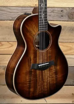 Акустическая/электрическая гитара Taylor Koa K22ce Shaded Edgeburst с футляром Taylor Koa K22ce /Electric Guitar w/ Case