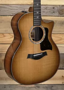 Акустическая/электрическая гитара Taylor Urban Ironbank 514ce Shaded Edgeburst Tobacco с футляром Taylor Urban Ironbank 514ce /Electric Guitar Tobacco w/ Case
