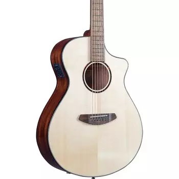 Акустическая электрогитара Breedlove Discovery S Concert CE, европейская ель и африканское красное дерево, натуральная