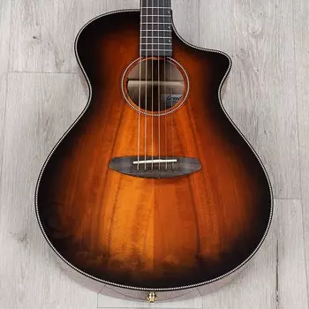 Акустическая электрогитара Breedlove Oregon Concert CE, корпус Myrtlewood, бурбон