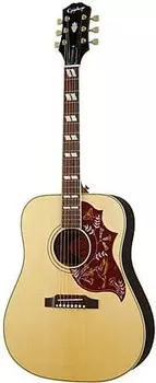 Акустическая электрогитара Epiphone Hummingbird, состаренная, натуральная, антикварная IGMTHUM ANAGH