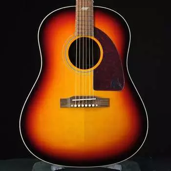 Акустическая электрогитара Epiphone Masterbilt Texan, цвет выцветшая вишня, состаренный глянец