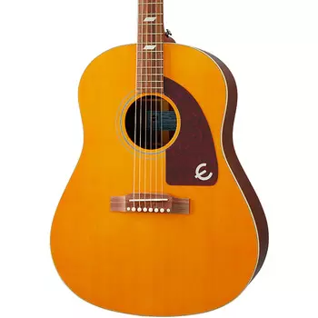 Акустическая электрогитара Epiphone Masterbilt Texan в цвете Antique Natural Aged EMTTANANH1