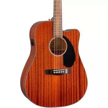 Акустическая электрогитара Fender CD-60SCE Dreadnought полностью из красного дерева Natural