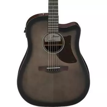 Акустическая электрогитара Ibanez AAD50CE в цвете Transparent Charcoal Burst AAD50CETCB
