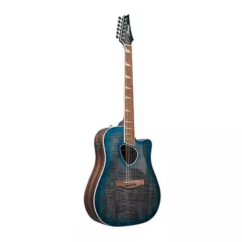 Акустическая электрогитара Ibanez ALT30FM Altstar, цвет Blue Doom Burst High Gloss Ibanez Altstar 6-String Acoustic Electric Guitar (Blue Doom Burst High Gloss)
