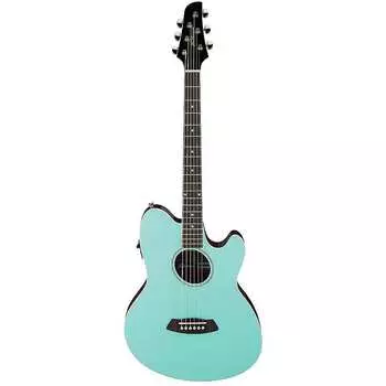 Акустическая электрогитара Ibanez Talman TCY10E, цвет морской пены зеленый Talman TCY10E Acoustic Electric Guitar