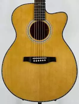 Акустическая электрогитара Paul Reed Smith PRS AE50E Angeles, натуральный цвет, взрыв черного золота, серийный номер E18833 PRS-E18833