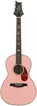 Акустическая электрогитара PRS Limited Edition SE P20E Parlor Lotus Pink с сумкой для переноски