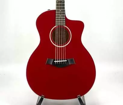 Акустическая электрогитара Taylor 214ce-Red DLX Grand Auditorium Серийный номер: 2205272189 Taylor 214ce- DLX Grand Auditorium Electric Guitar Ser#:2205272189