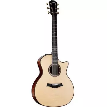Акустическая / электрогитара Taylor Custom GA Grand Auditorium Engelmann Bearclaw с футляром Custom GA Bearclaw