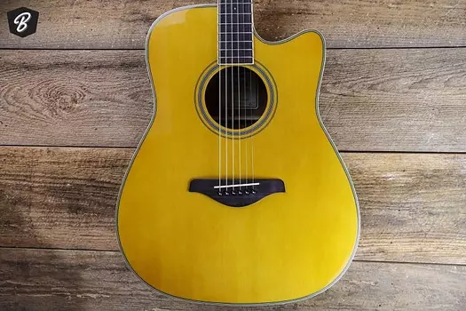 Акустическая электрогитара Yamaha FG-TA TransAcoustic Dreadnought — винтажный оттенок FGC-TA