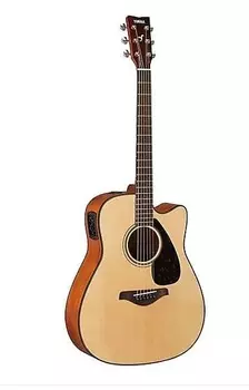 Акустическая электрогитара Yamaha FGX800C Solid Top Folk
