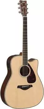 Акустическая электрогитара Yamaha FGX830C Dreadnought Cutaway, натуральный цвет FGX830C Dreadnought Cutaway Acoustic Electric Guitar