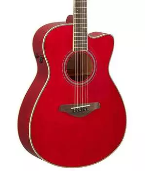 Акустическая электрогитара Yamaha FSC-TA Transacoustic Cutaway, цвет рубиново-красный Yamaha FSC-TA Transacoustic Cutaway -Electric Guitar -