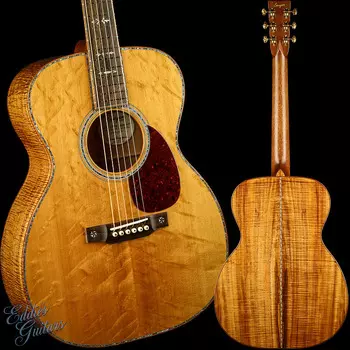 Акустическая гитара Bourgeois OM-42 Deep Body - Aged Tone Bearclaw Sitka Spruce & Koa