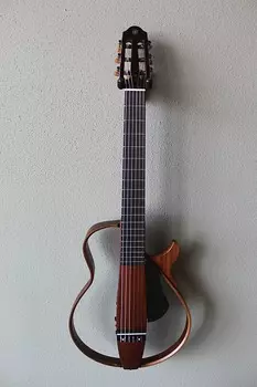 Акустическая гитара Brand New Yamaha SLG200N Acoustic/Electric Silent Travel Guitar with Gig Bag