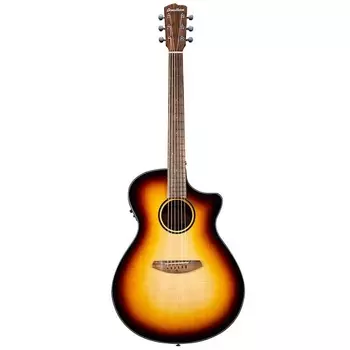 Акустическая гитара Breedlove Discovery Concerto Acoustic Electric Solid Top Guitar, Edgeburst