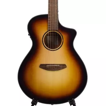 Акустическая гитара Breedlove Discovery S Concert CE Acoustic Guitar - Edgeburst - Sitka Spruce / African Mahogany