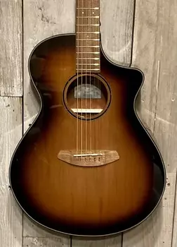 Акустическая гитара Breedlove Discovery S Concert CE 2021 Edgeburst, Red Cedar/African Mahogany, With GigBag, Buy it Here!