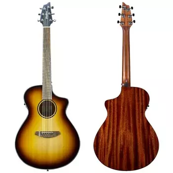 Акустическая гитара Breedlove Discovery S Concert Edgeburst CE Red Cedar Acoustic Electric Guitar